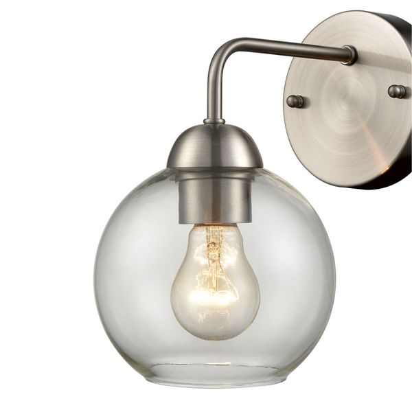 Astoria 9.5'' High 1-Light Sconce - Brushed Nickel