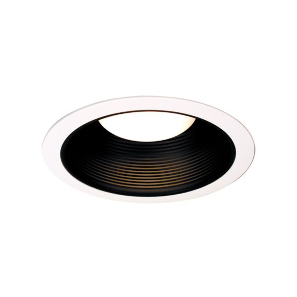 Intra 6'' Wide 1-Light Recessed Trim - White with Black