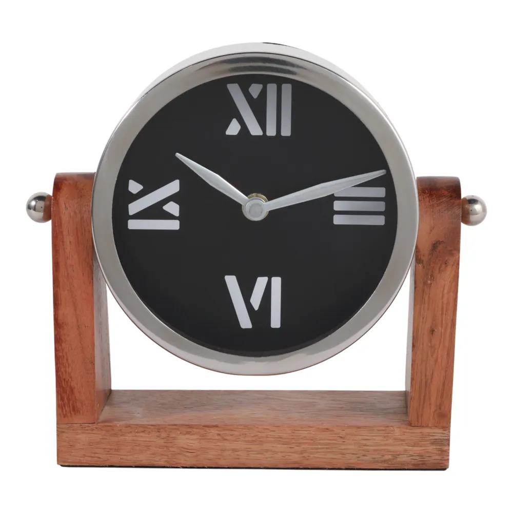 CELIAROSE BLACK CLOCK 7 (IN)