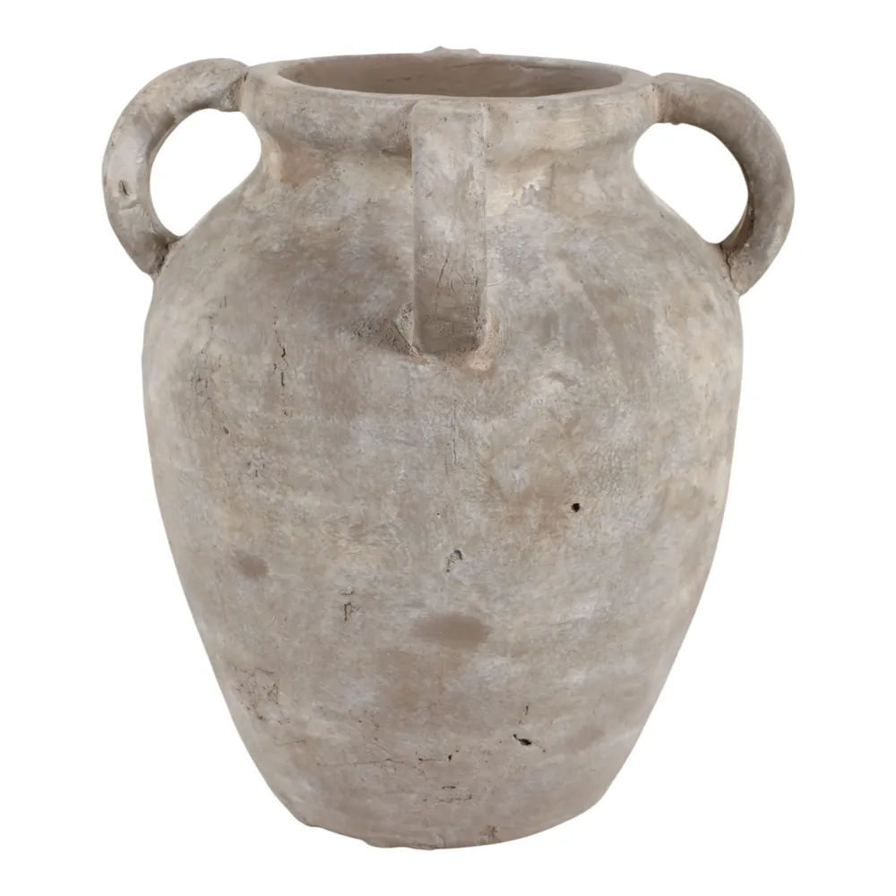 SKYELAKE GRAY VASE 12 (IN)