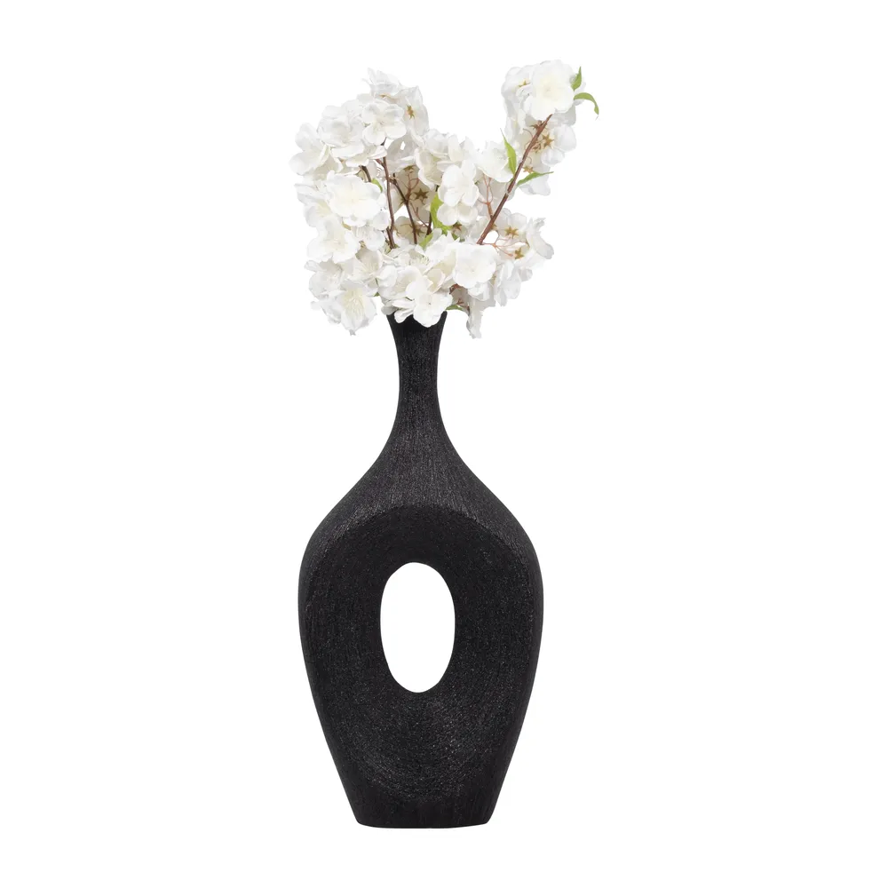 DUTTONRIDGE BLACK VASE 19 (IN)