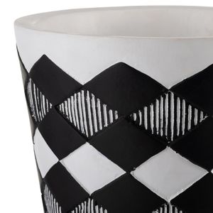 GLASTONCREST SET OF 2 BLACK PLANTER 21 (IN) 5