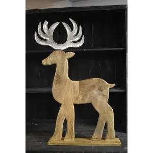 Wooden Reindeer 23x43in 3
