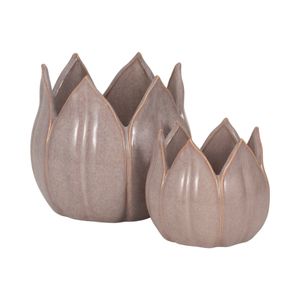 GENTRYWIND SET OF 2 PURPLE PLANTER 7 (IN) 5
