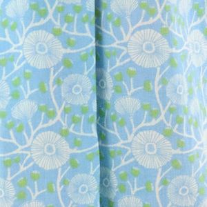 Camellia Blue Cotton Night Shirt 5
