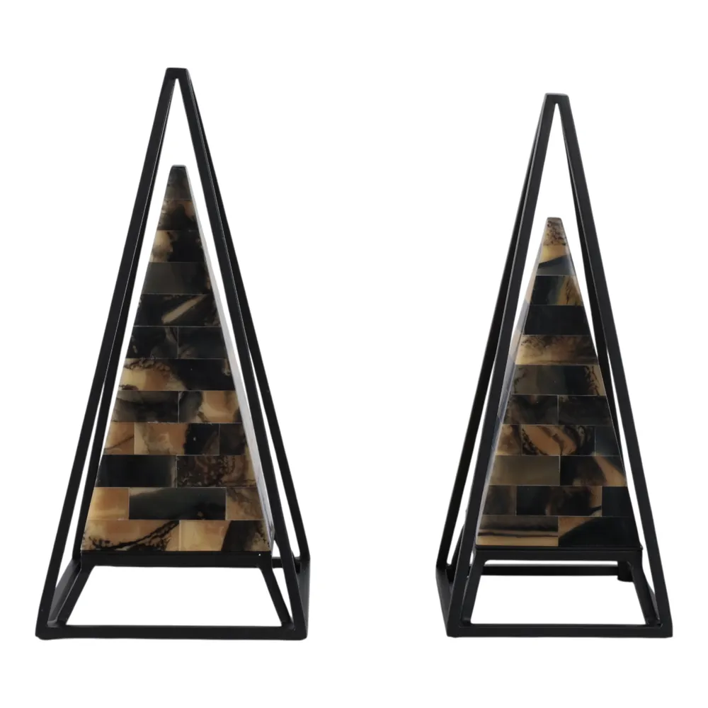 ZANEPARK SET OF 2 TAN DECOR 13 (IN)