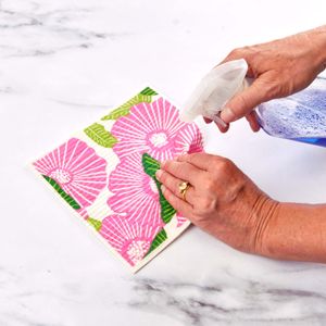 Poppy Papaver blu Eco Sponge Cloths (Set of 2) 4