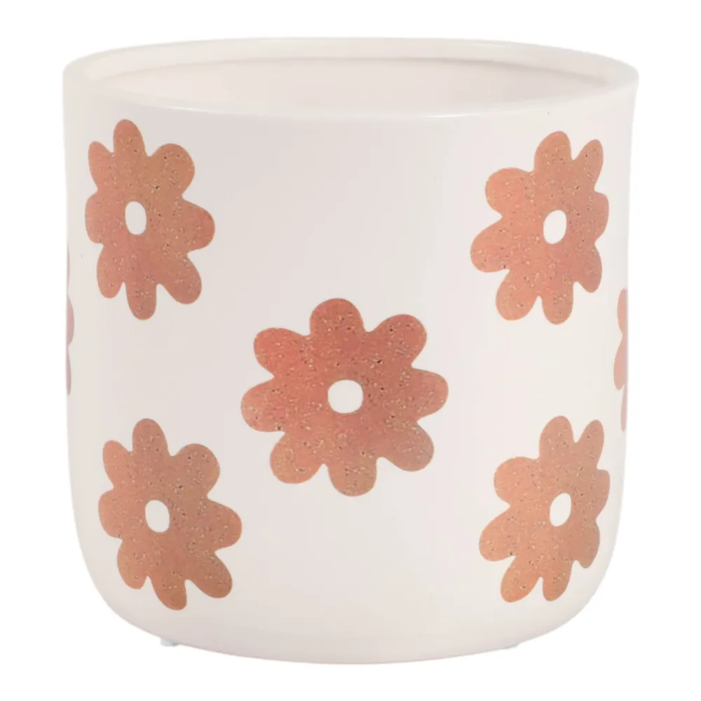 BELDENTON WHITE PLANTER 6 (IN)
