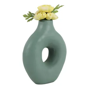 ELROYSHAW GREEN VASE 12 (IN) 3