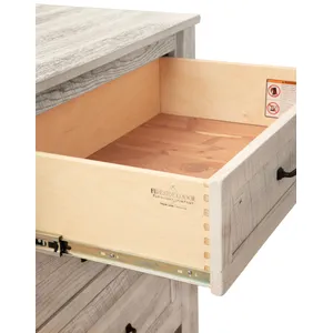 Heritage Oak Three Drawer Chest - Premium 10