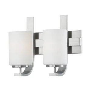 Pendenza 13'' Wide 2-Light Vanity Light - Brushed Nickel 1