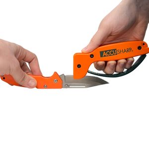 AccuSharp Blaze Orange - Orange G10 Knife Combo 2