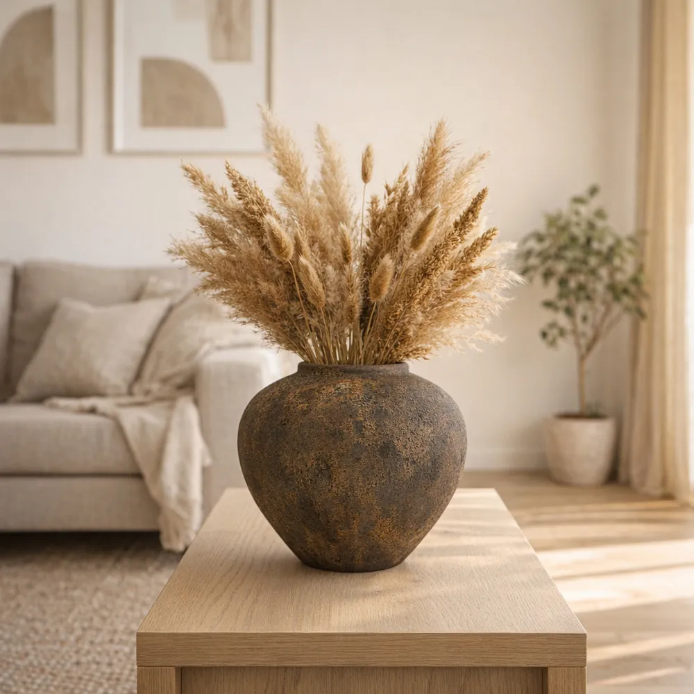 PALMERTON BROWN VASE 11 (IN)