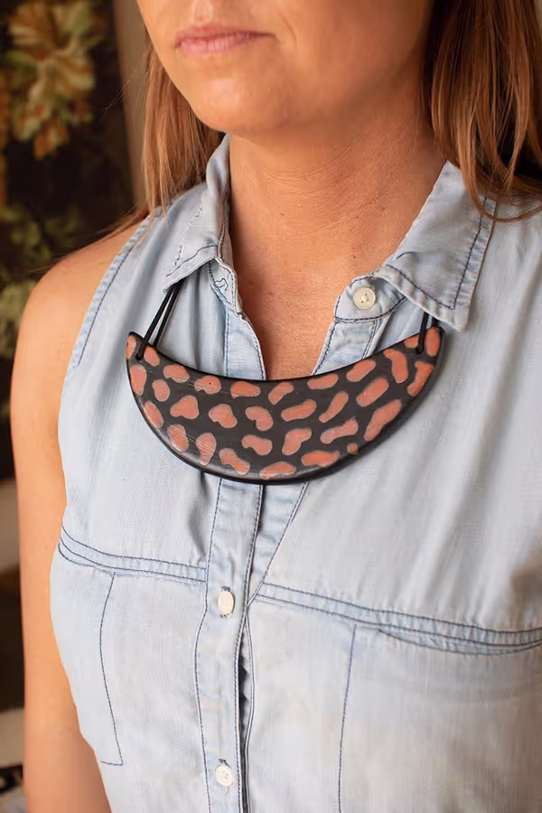 Clay Lenca Bibb Necklace \ Ivory