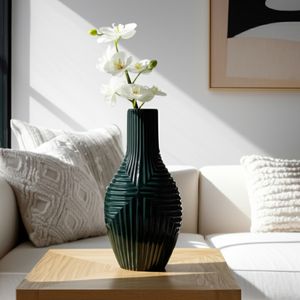 ROBINFIELD GREEN VASE 16 (IN) 12