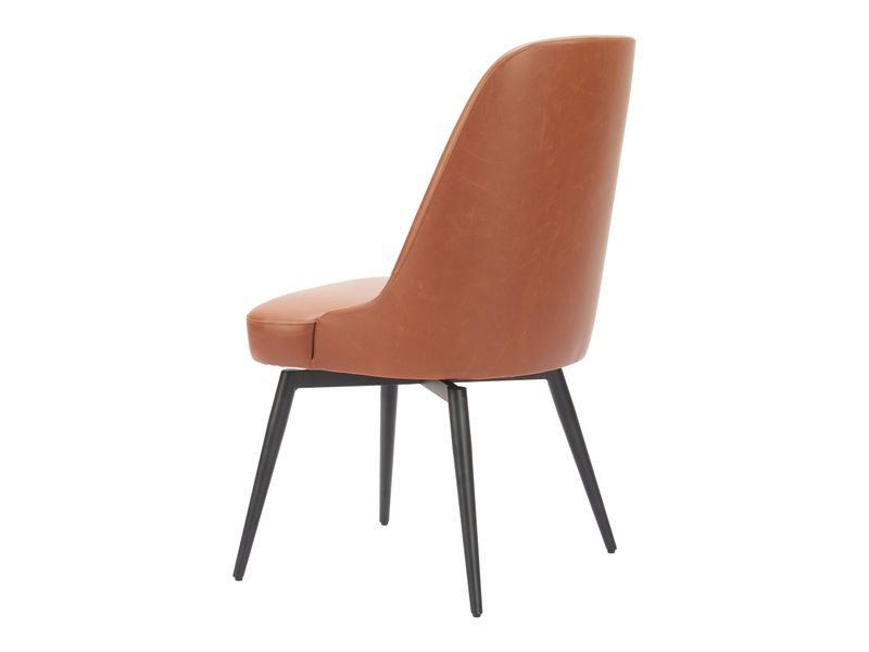 Keppel Swivel Dining Chair Brown 6