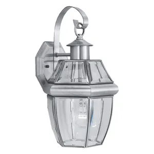 Heritage 15.75'' High 1-Light Outdoor Sconce - Brushed Nickel 1