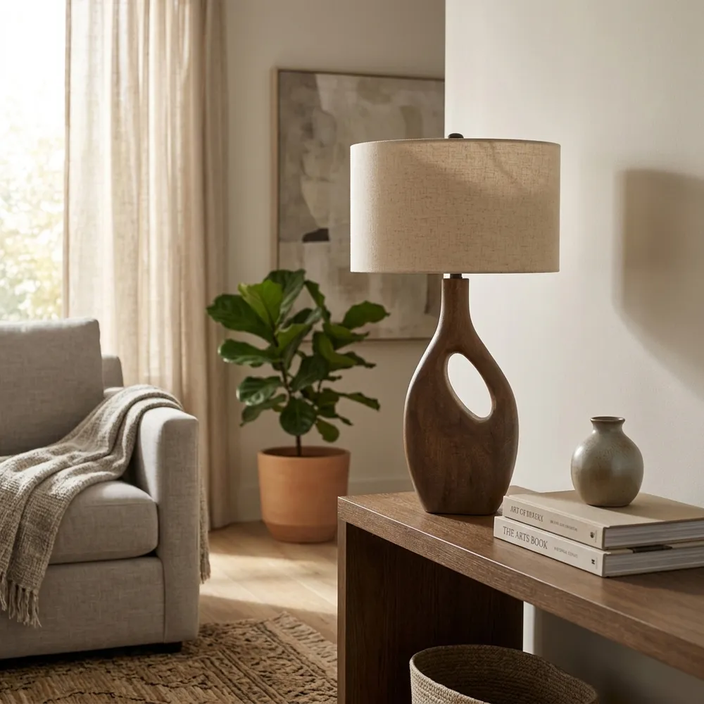 DUNCANSHAW BROWN LAMP 30 (IN)
