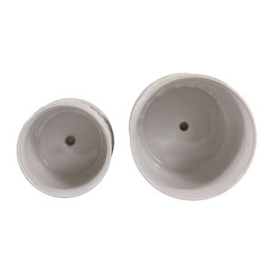 HOBARTGATE SET OF 2 IVORY PLANTER 7 (IN) 9