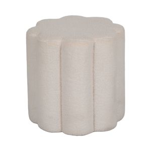DIGBYRUN WHITE OTTOMAN 18 (IN) 1