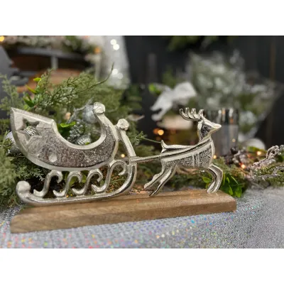Nickel Sleigh 11x6in