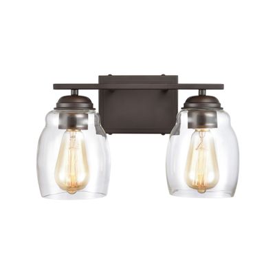 Calistoga 14″ Wide 2-Light Vanity Light - Oil Rubbed Bronze