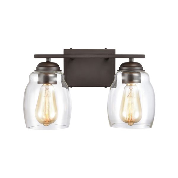 Calistoga 14'' Wide 2-Light Vanity Light - Oil Rubbed Bronze