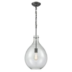 Sunderland 12'' Wide 1-Light Pendant - Silvered Graphite 1