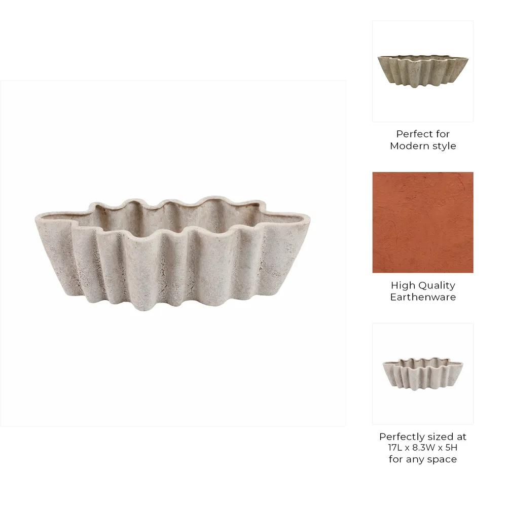 EDMONDBURN TAUPE BOWL 6 (IN)