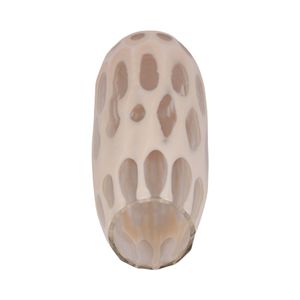 HATCHERHAVEN TAN GLASS VASE 18 (IN) 5