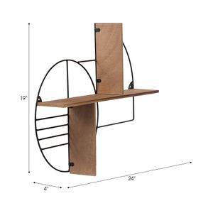 BARLOWSTONE BROWN WALL SHELF 19 (IN) 7