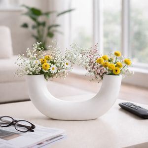ATLASVALE WHITE VASE 5 (IN) 11