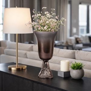 EVANDERCLIFF BRONZE GLASS VASE 18 (IN) 2
