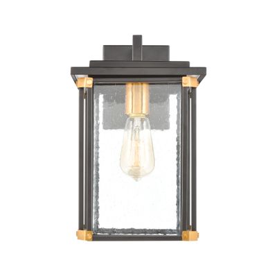 Vincentown 14″ High 1-Light Outdoor Sconce - Matte Black