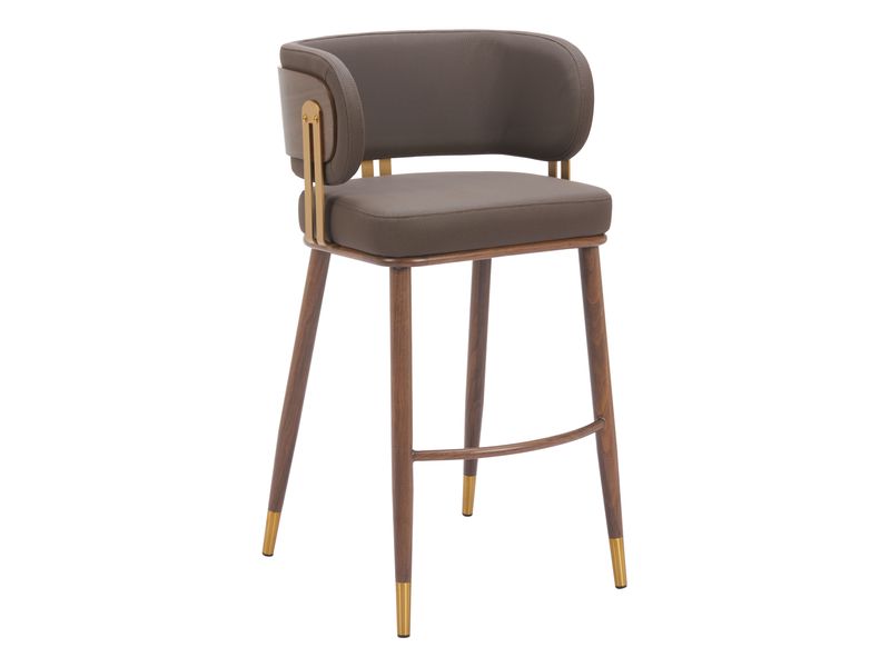 Brew Barstool Brown & Walnut 7