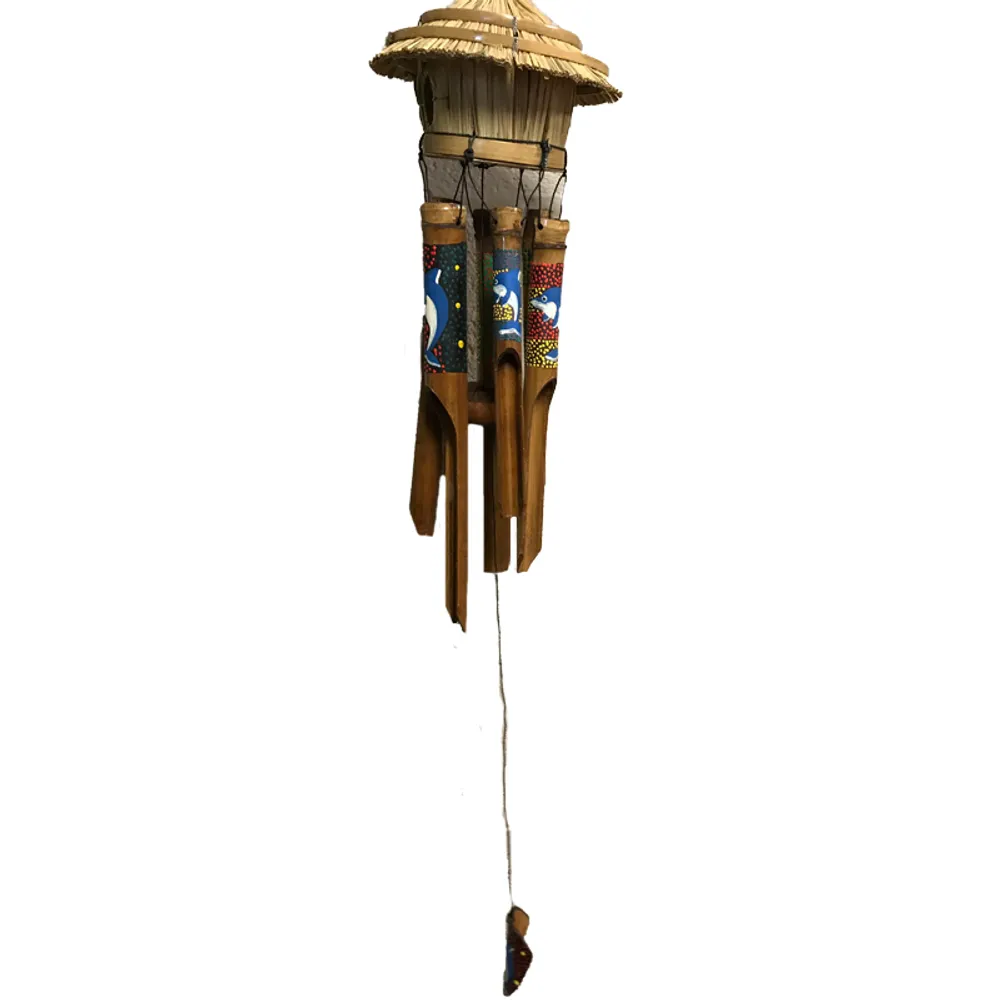32" BAMBOO DOLPHIN WINDCHIME