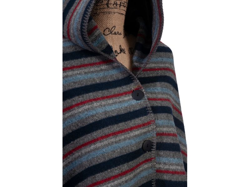 Alpine Stripe - Hooded Throw - 72x48 3