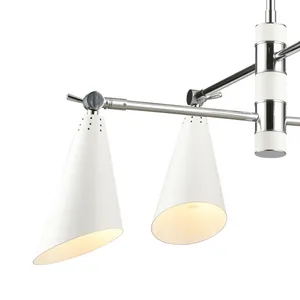 Luca 26″ Wide 4-Light Chandelier - Polished Chrome 4