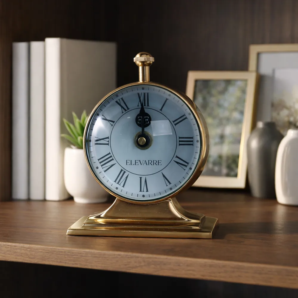 AXELFORD GOLD CLOCK 7 (IN)