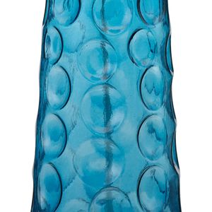 Hammered Glass 27'' High 1-Light Table Lamp - Blue 5