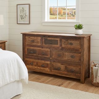 Barnwood Seven Drawer Dresser - Premium Line
