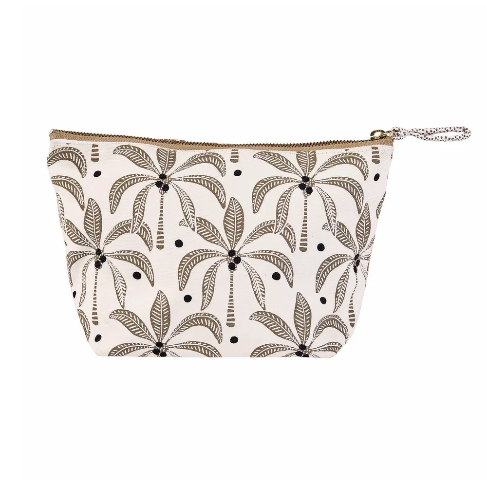 Palm Bunch Medium Essential Canvas Pouch