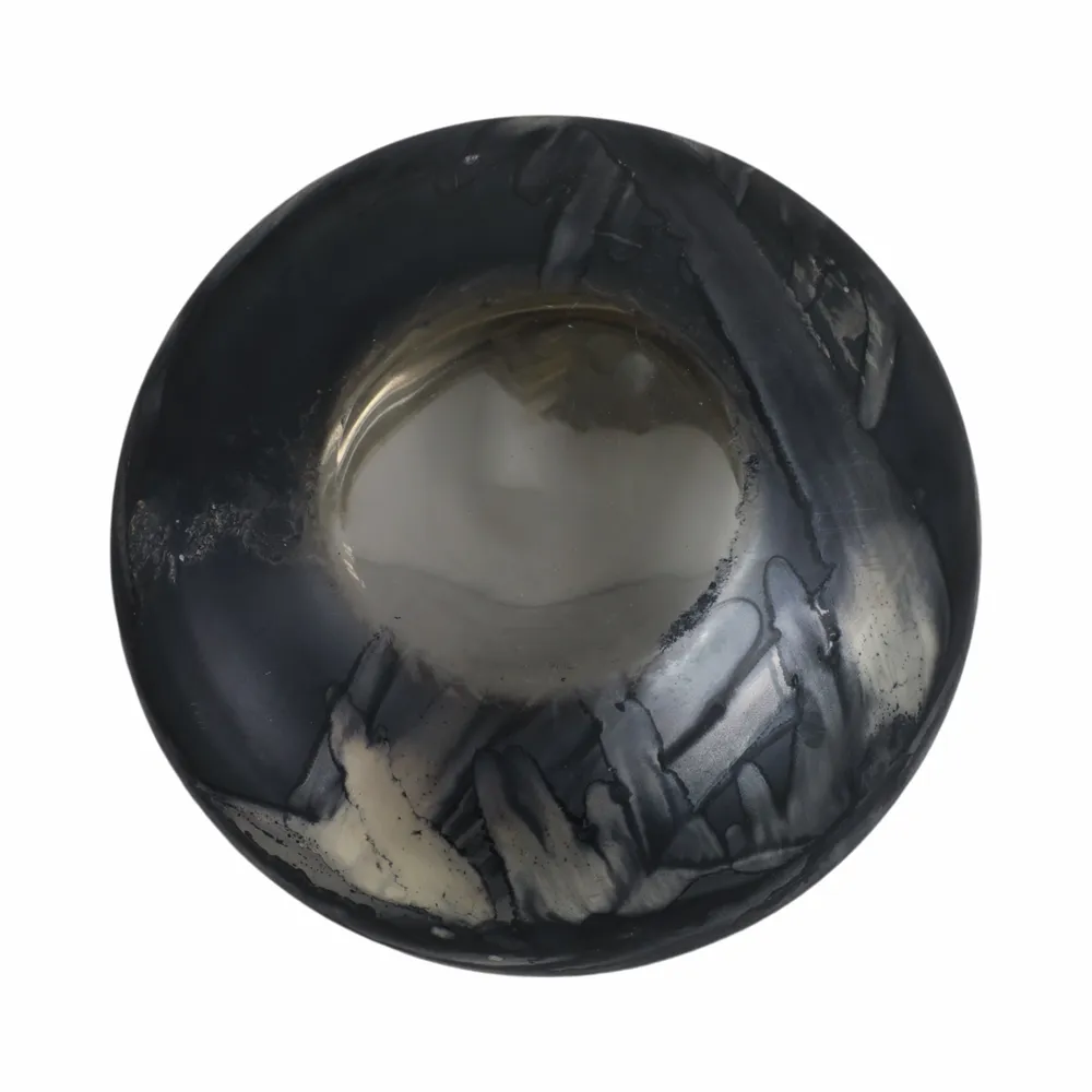 CLYDEBURN BLUE GLASS VASE 7 (IN)