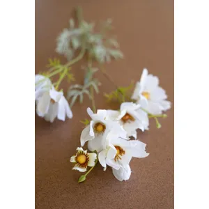 Artificial White Cosmos Spray 4