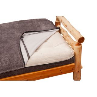 Custom Futon Cover - Full Size Mattress - FRONT:  Fabric Grade 20:  Fabric Name:  TBD; BACK:  Fabric Grade 10-Fabric Name:  TBD ; Welt (Optional):  Add $30