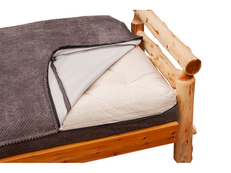 Custom Futon Cover - Full Size Mattress - FRONT:  Fabric Grade 20:  Fabric Name:  TBD; BACK:  Fabric Grade 10-Fabric Name:  TBD ; Welt (Optional):  Add $30 2