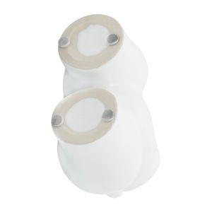 HELENAOAK WHITE VASE 6 (IN) 8