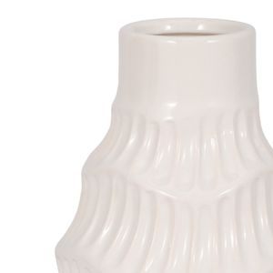 WELDONBEACH WHITE VASE 8 (IN) 5