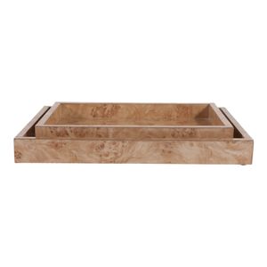 CANTONCROSS SET OF 2 TAN TRAY 2 (IN) 6