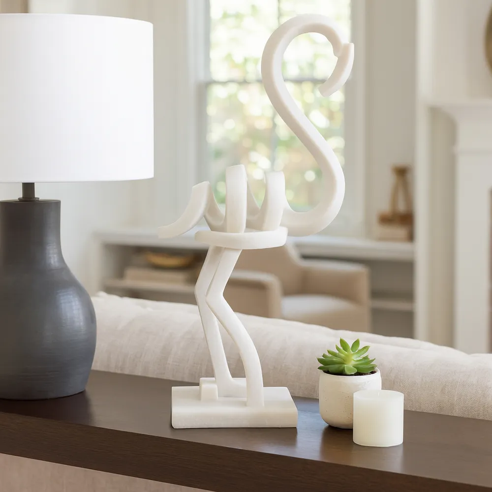 HALTONGROVE WHITE DECOR 19 (IN)